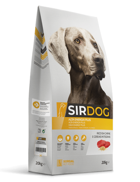 SIRDOG ALTA ENERGIA PLUS AMARILLO 20 KG.