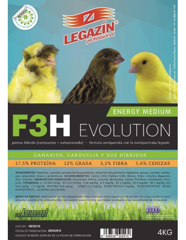 F3H EVOLUTION -ENERGY MEDIUM- 4 KG.