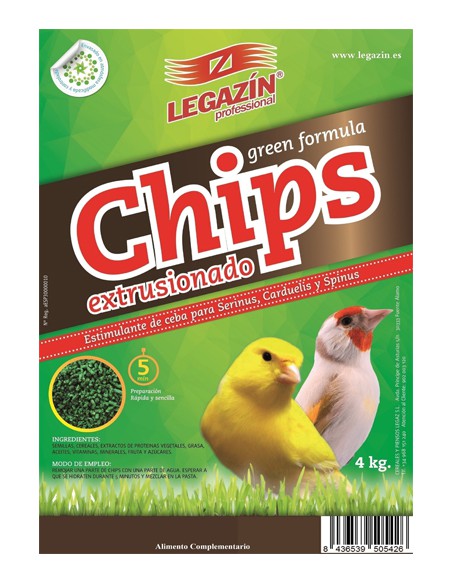 CHIPS EXTRUSIONADO VERDE 4 KG.