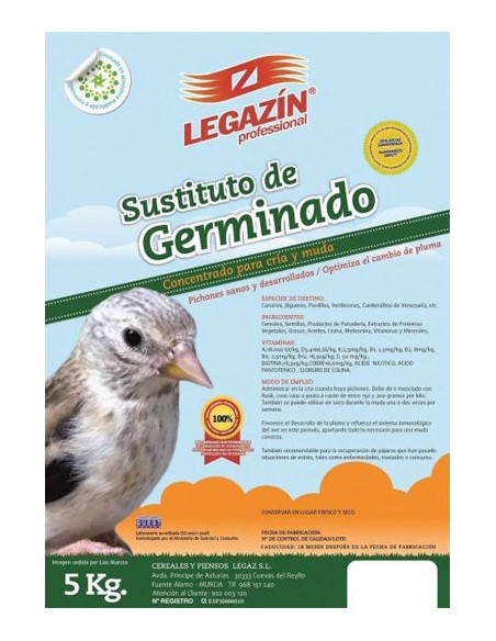 SUSTITUTO DE GERMINADO LEGAZIN 5 KG.