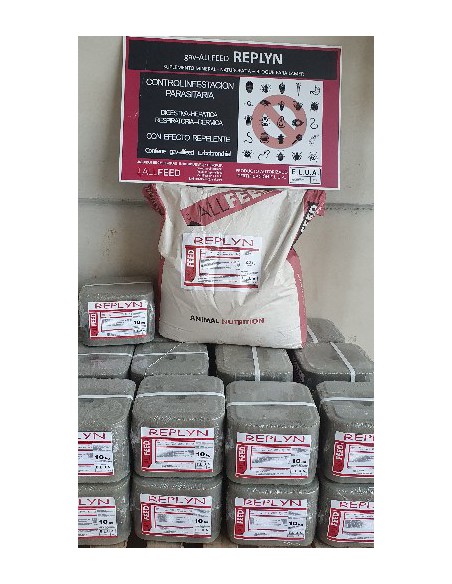 BLOQUE CONTROL INFESTACION PARASITARIA - REPLYN PIEDRA 10 KG.