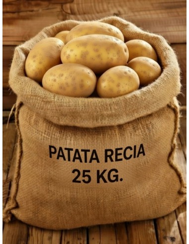 SACO PATATA RECIA NUEVA 25 KG.