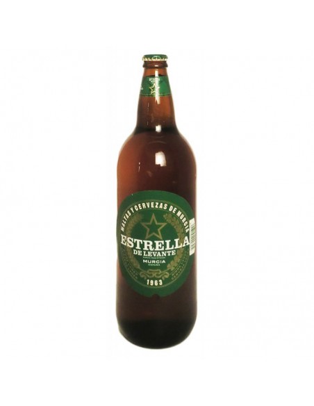 CERVEZA ESTRELLA LEVANTE 1 LITRO