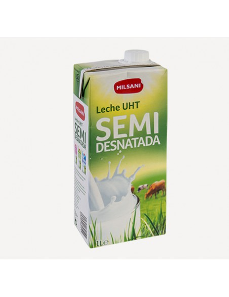 LECHE SEMI-DESNATADA 6X1L