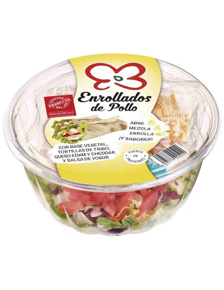 BOWL ENROLLADOS DE POLLO X 6