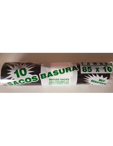 BOLSA BASURA 85X105 SACOS (10 UNID.)