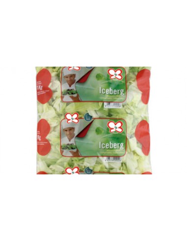 LECHUGA ICEBERG TROCEADA 24 MM. 1 KG. x 5