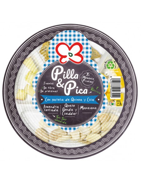 PILLA & PICA CON QUINOA Y CHIA. x 8