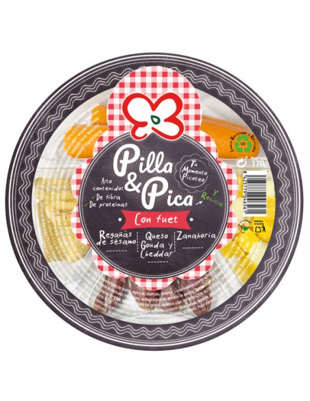 PILLA & PICA CON FUET x 5