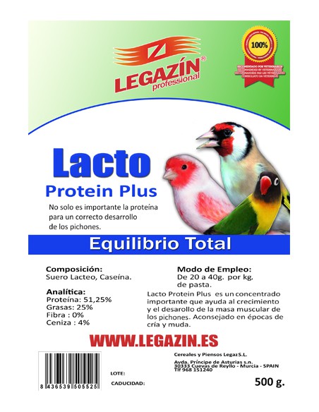 LACTO PROTEIN PLUS LEGAZIN 500 GR.